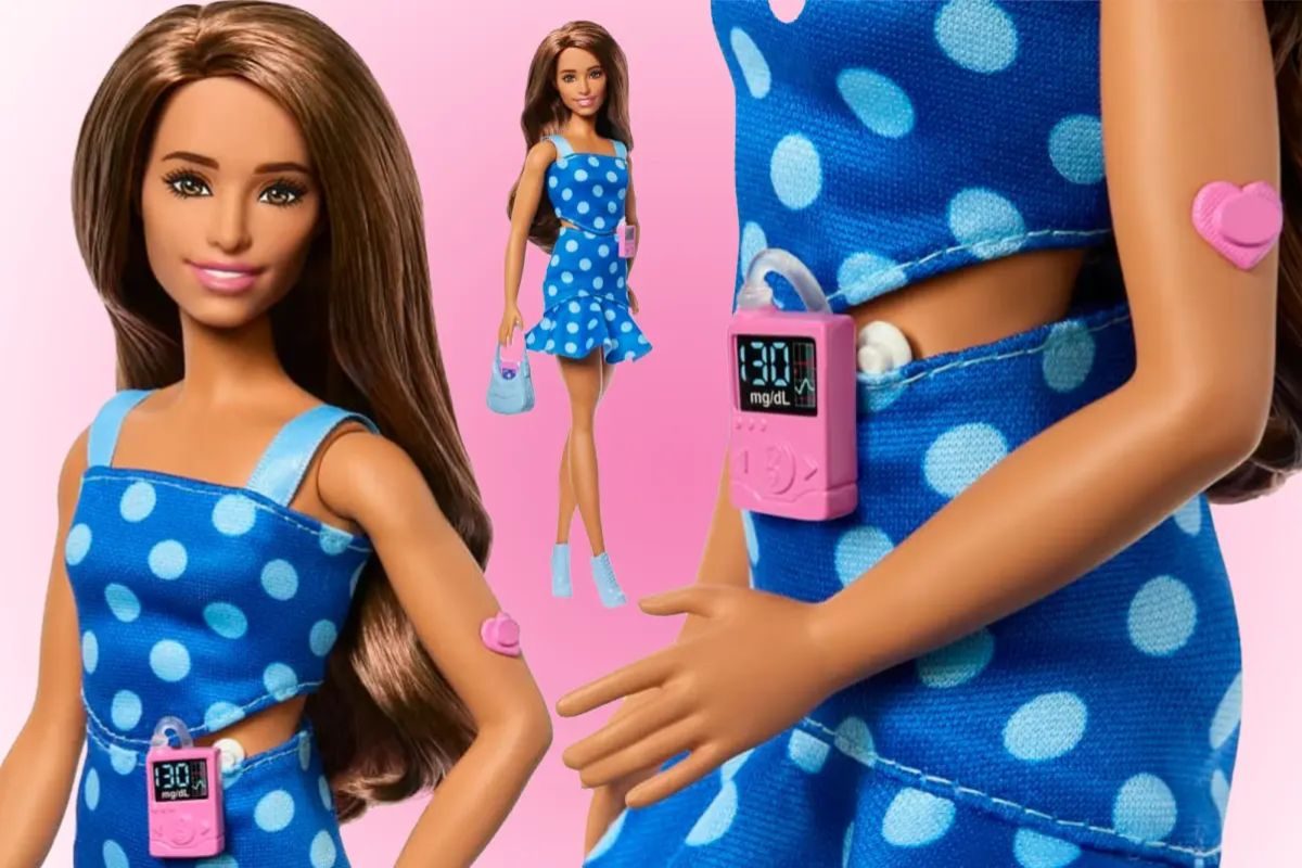 La muñeca Barbie con diabetes tipo 1