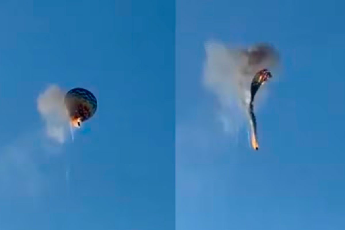 Globo aerostático Tragedia en Praia Grande