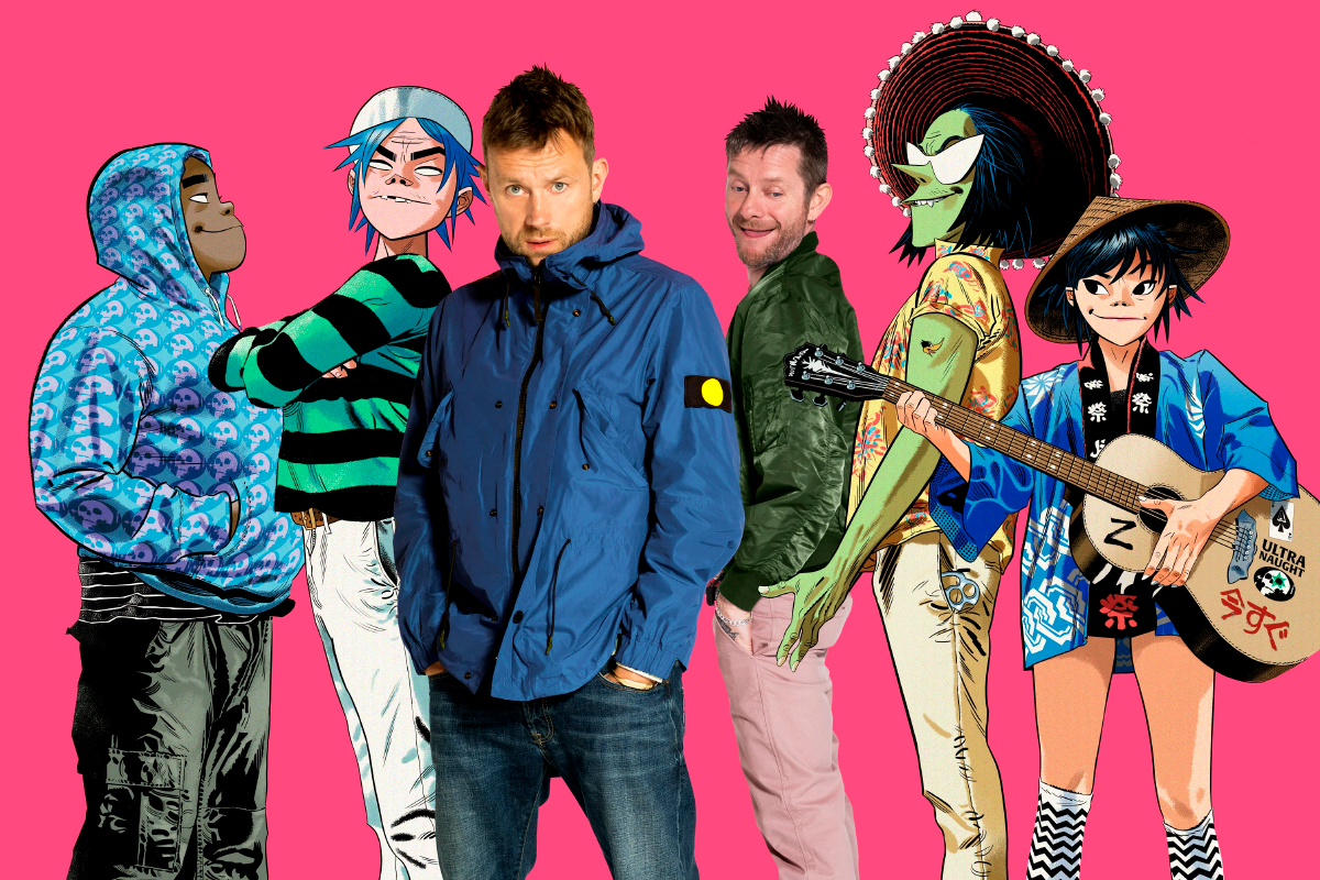 Damon Albarn y Gorillaz