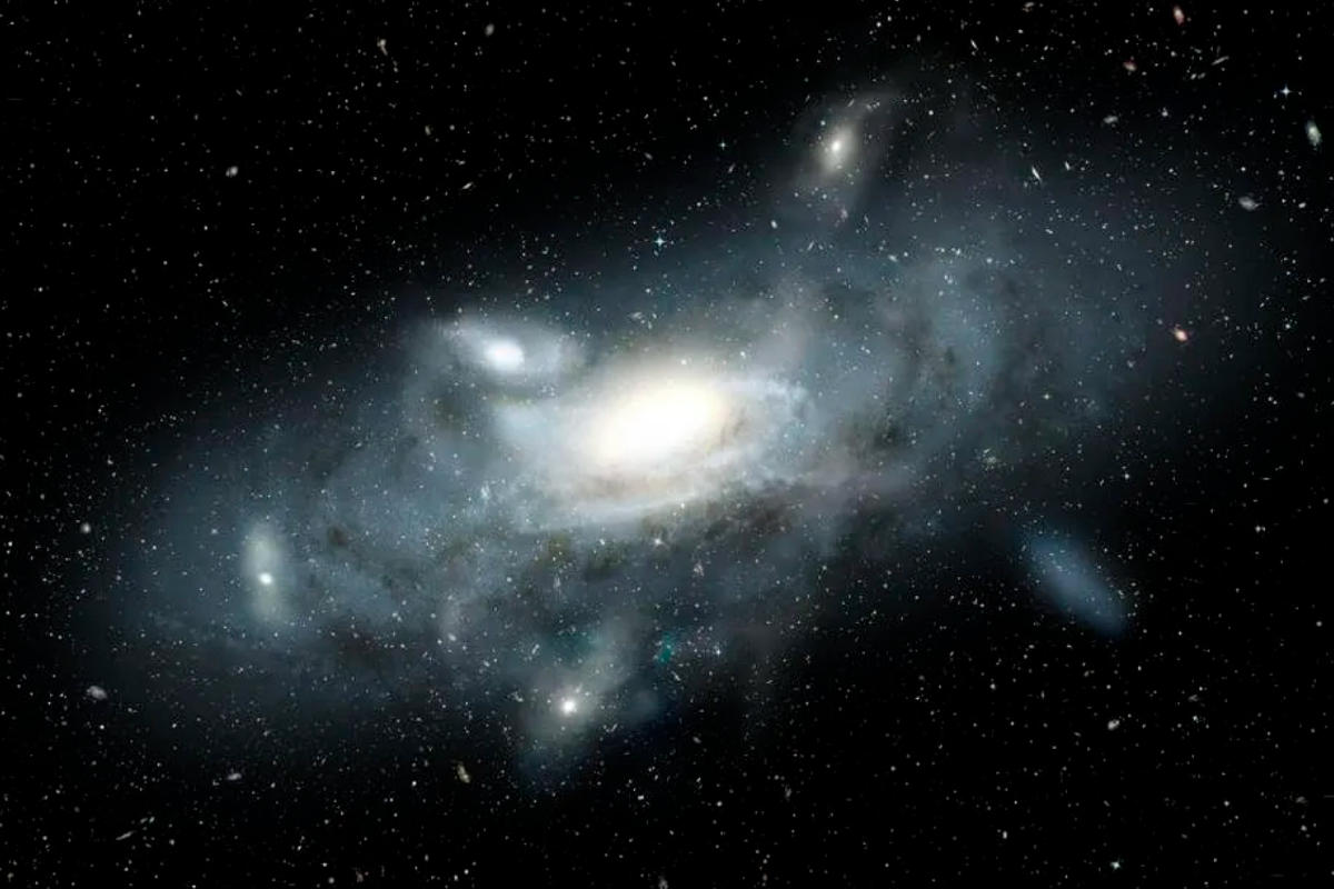 Descubren galaxia gemela de la vía láctea