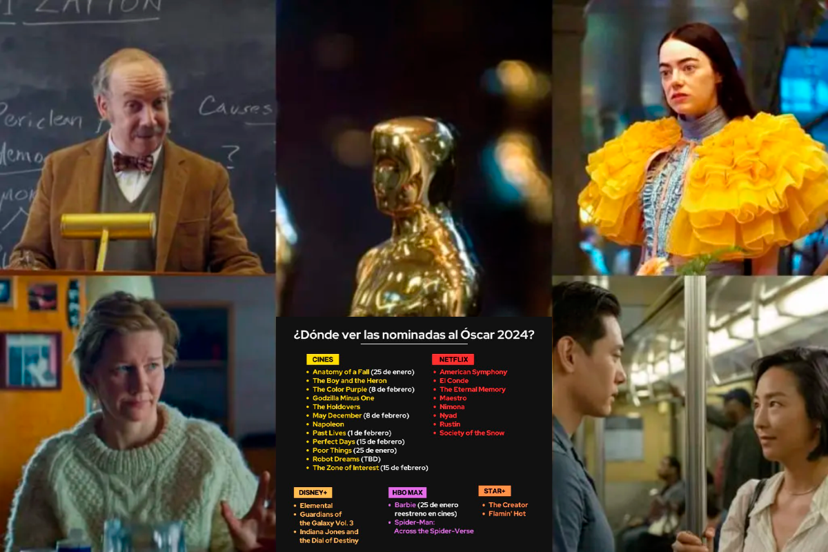 Dónde ver las películas nominadas al Oscar 2024