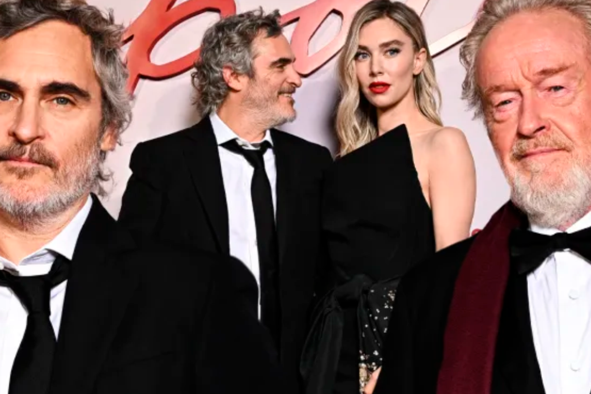 Napoleón Joaquin Phoenix, Vanessa Kirby y Ridley Scott