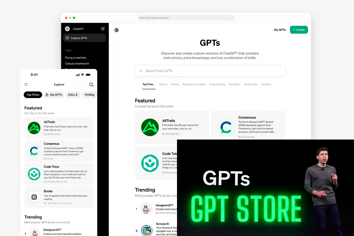 OpenAI lanza GPT Store, tienda para descargar diferentes versiones de ChatGPT
