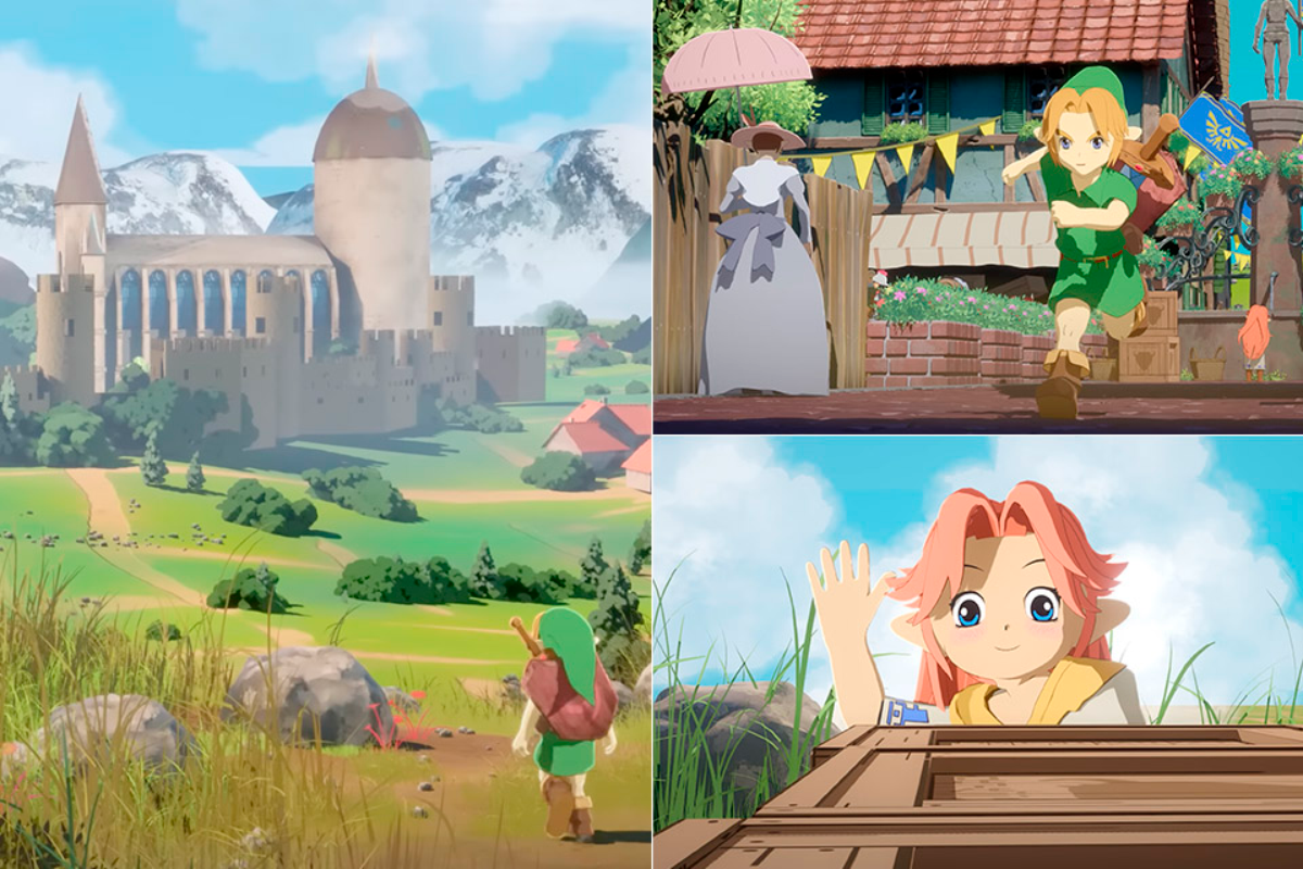 Zelda Ocarina of Time animación Ghibli