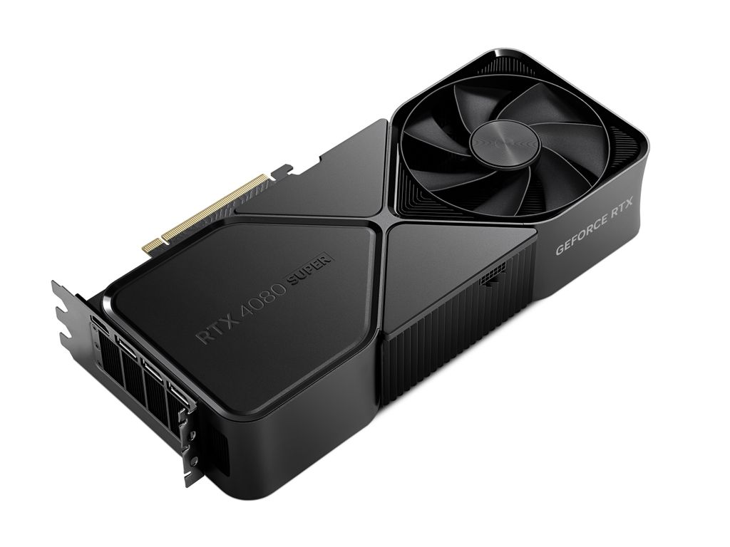 Al igual que el modelo original, la RTX 4080 SUPER debería tener un tamaño muy considerable (Imagen: Disclosure/NVIDIA)
