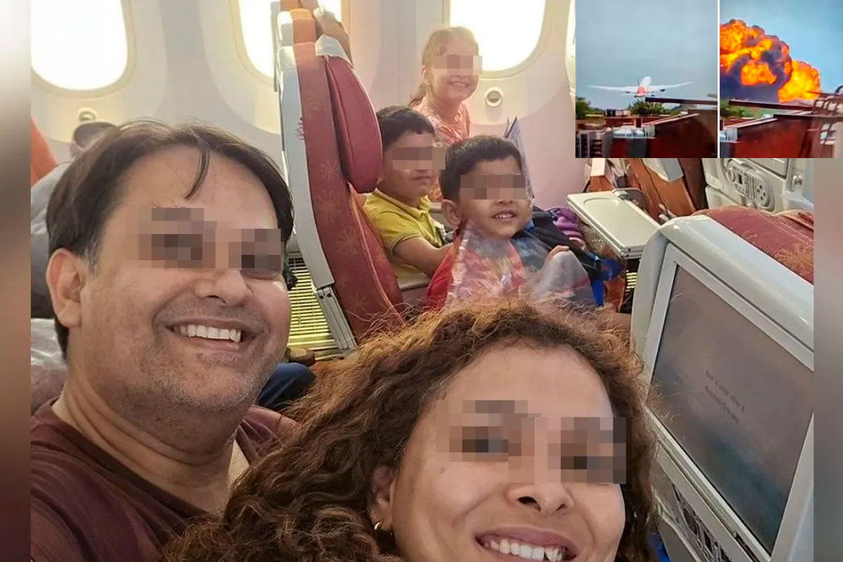 Pratik Joshi selfie Air India tragedia