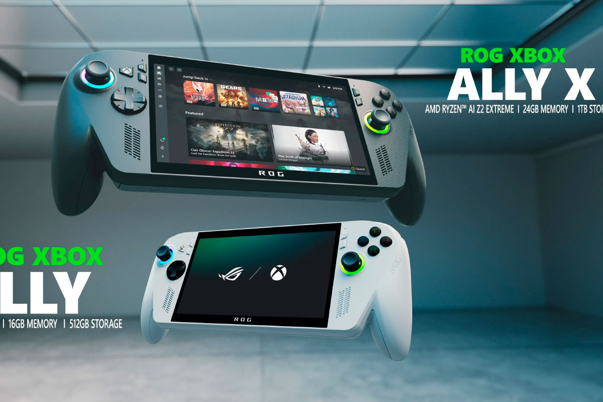 ROG Xbox Ally y ROG Xbox Ally X son las nuevas apuestas de Xbox y ASUS para conquistar el gaming portátil.