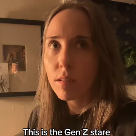 Gen Z Stare - Imagem: Reprodução/TikTok @conornoburst