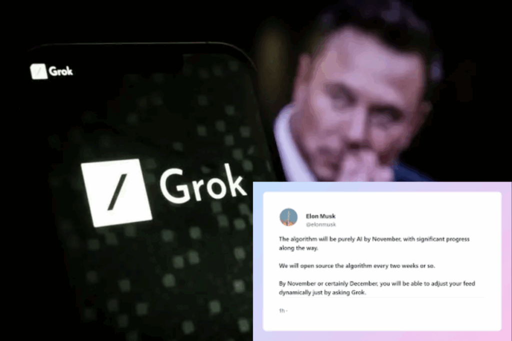 Elon Musk Transforma el Feed de X con IA de Grok