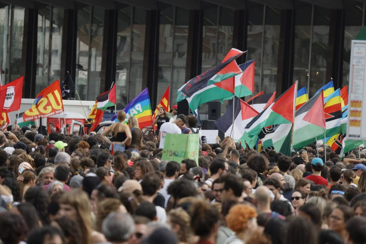 Manifestaciones masivas en Italia