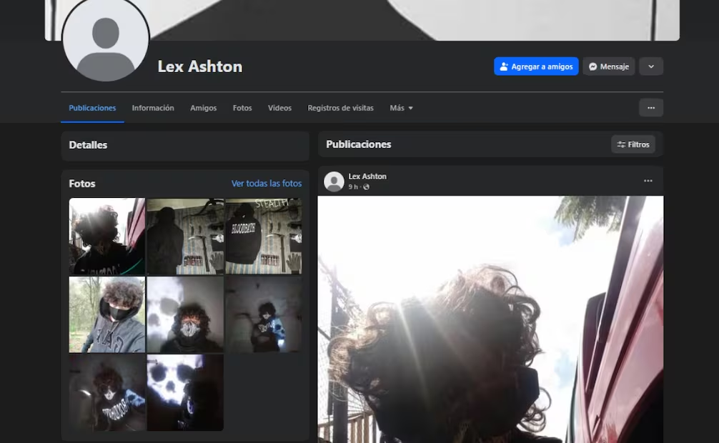 Lex Ashton “N” de 19 años de edad, estudiante de bachillerato en el CCH Sur de la UNAM. 