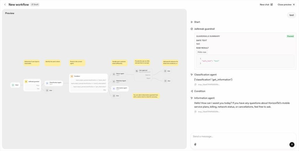 Agent Builder de OpenAI