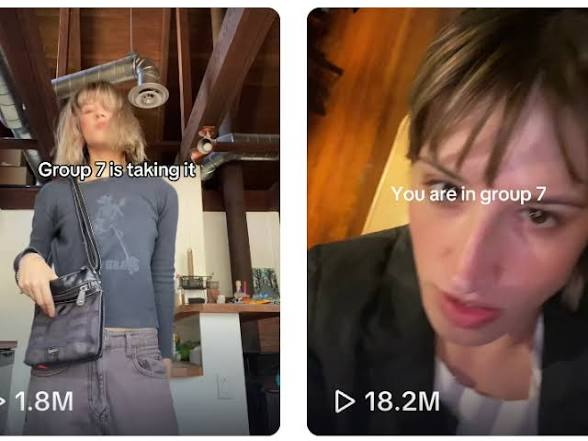tendencia viral Grupo 7 en TikTok