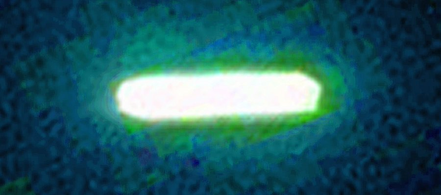 Última fotografía del cometa interestelar 3I/ATLAS tomada por el rover Perseverance de Marte, ampliada y con color mejorado.